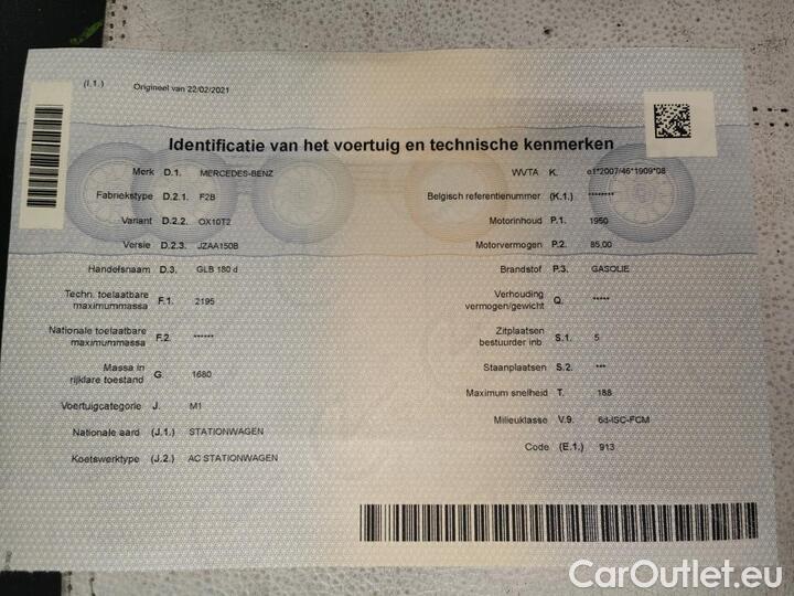 Mercedes  GLB   180 d Business Solution 85kW/116pk  5D/P Auto-8 #12