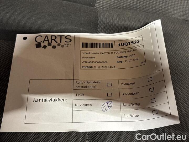 Renault  Master  35 FOU MWB MHR DSL - 2014 2.3 dCi 35 L2H2 Energy Tw.Turbo Gd Conf. 125kw/170pk 5D/P M6 #59