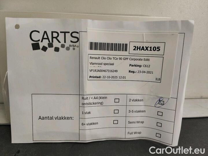 Renault  Clio  TCe 90 GPF Corporate Edition 66kW/90pk  5D/P Man-6 #66