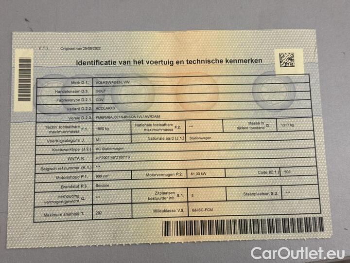 Volkswagen  Golf  Variant VIII 1.0 TSI Life 81kW/110pk  5D/P Man-6 #12