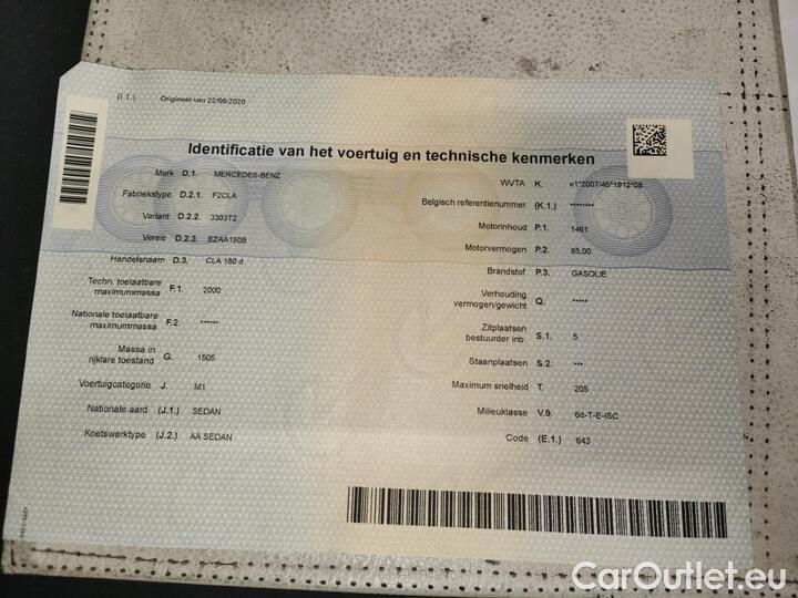 Mercedes  CLA-Klasse CLA CLA 180 d Business Solution 85kW/116pk  4D/P Auto-7 #12