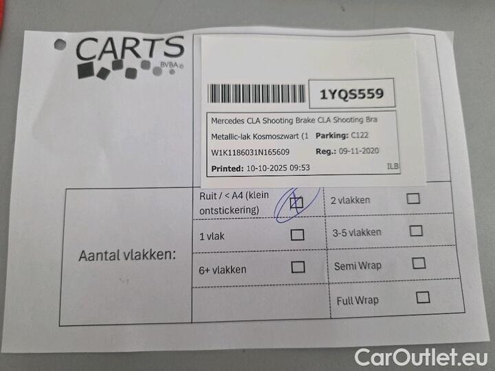 Mercedes  CLA-Klasse CLA Shooting Brake CLA 180 d Business Solution 85kW/116pk  5D/P Man-6 #45