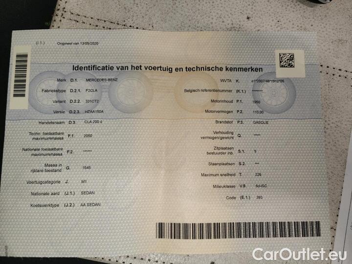 Mercedes  CLA-Klasse CLA CLA 200 d DCT Business Solution 110kW/150pk  4D/P Auto-7 #12