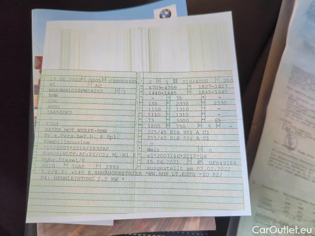 Bmw  Serie 3 Baureihe 3 Touring 330 d M Sport 210KW AT8 E6d #21