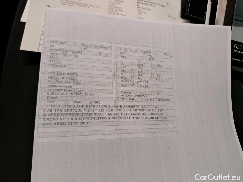 Mercedes  G-Klasee GLC -Klasse GLC 220 d 4Matic (253.915)AMG AMG Line 143KW AT9 E6d #14