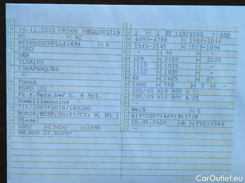 Ford  Focus  Turnier Titanium 2.0 EcoBlue 110KW AT8 E6dT #22