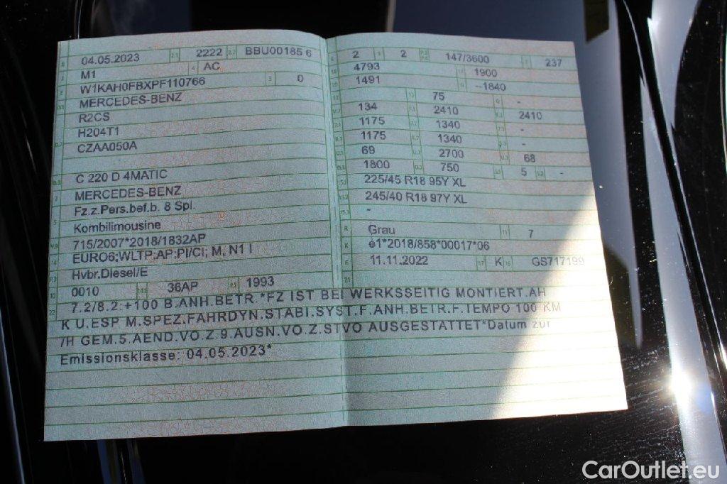 Mercedes  C-Klasse C -Klasse T-Modell C 220 d 4Matic T (206.205)AMG AMG Line 162KW AT9 E6d #28