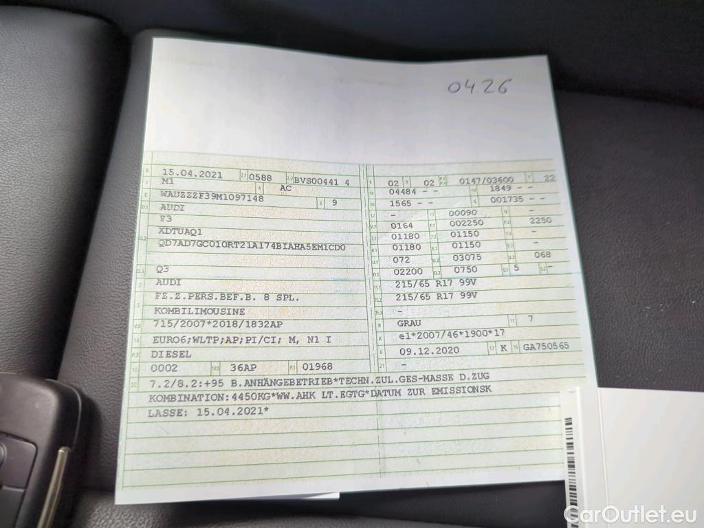 Audi  Q3  40 TDI quattro 2.0 TDI 147KW AT7 E6d #19