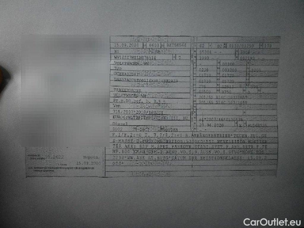 Volkswagen  Transporter VW T6  Kasten T6.1 DSG 4MOTION Lang 4d 110kW #73