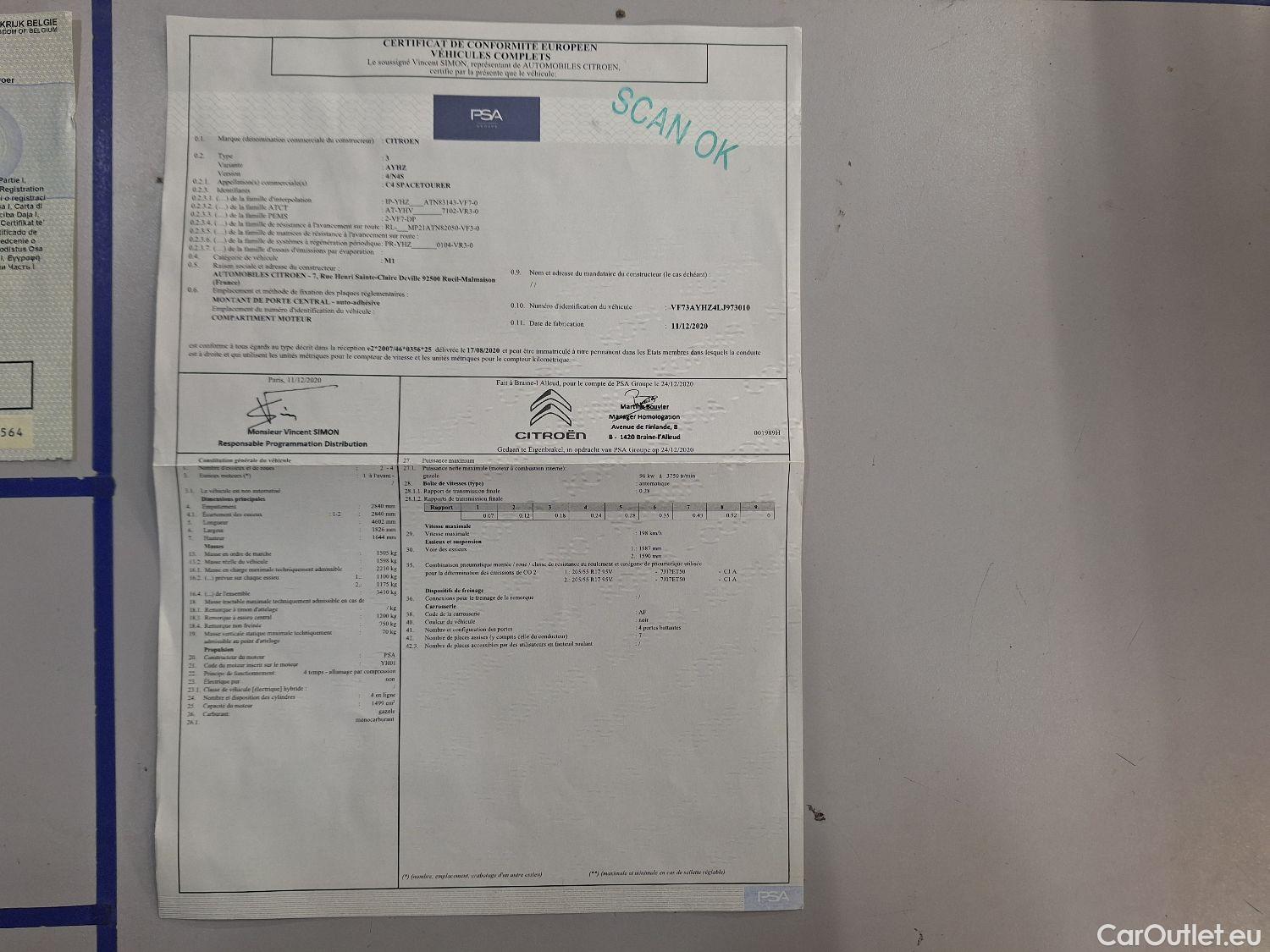 Citroen  C4 Grand Picasso Citroën, Gr.C4 SpaceT. FL'16, Citroën Grand C4 Spacetourer 1.5 BlueHDi 130 S&S E #14