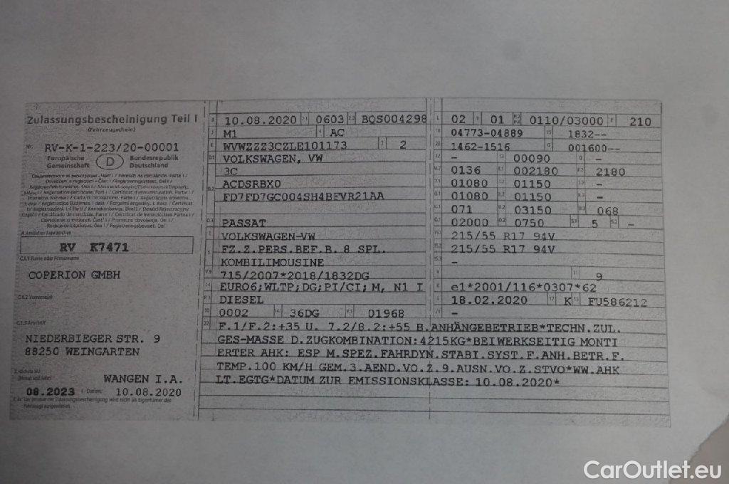Volkswagen  Passat  Variant Elegance 2.0 TDI 110KW AT7 E6dT #16