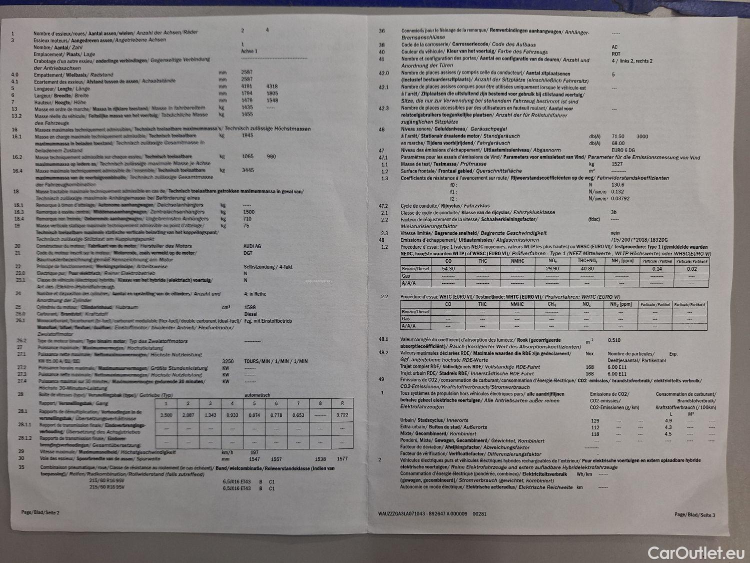 Audi  Q2 Audi,  '16, Audi  1.6 30 TDI 85kW S tronic Business Ed 5d #16