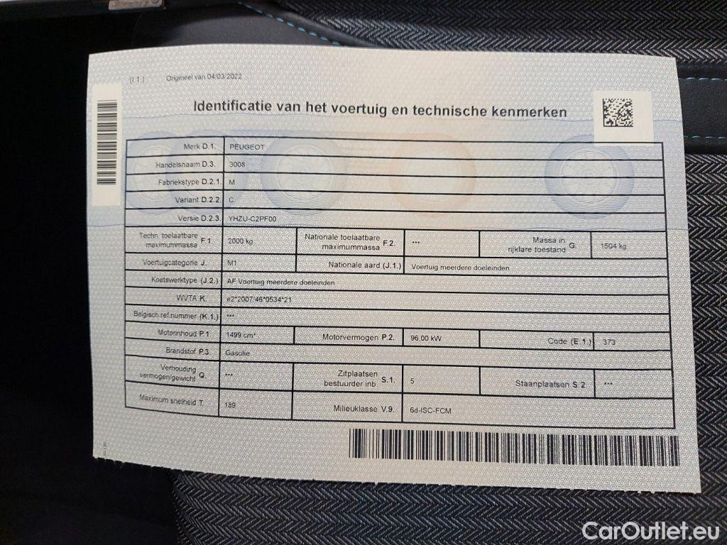 Peugeot  3008 Peugeot  1.5 BlueHDi 96kW S&S EAT8 Allure Pack 5d #13