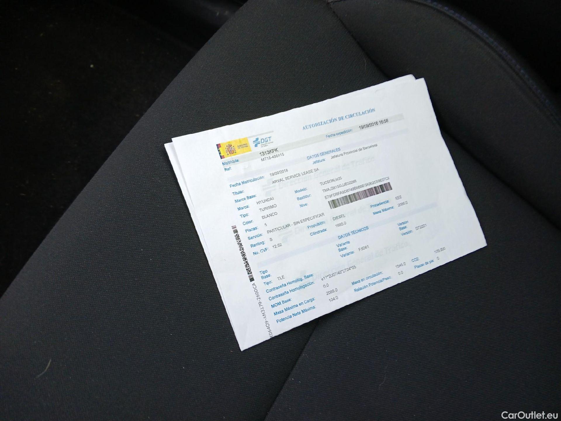 Hyundai  Tucson HYUNDAI  / 2015 / 5P / todoterreno 1.7 CRDi 104kW (141CV) BD Go! DCT 4x2(SP) #28