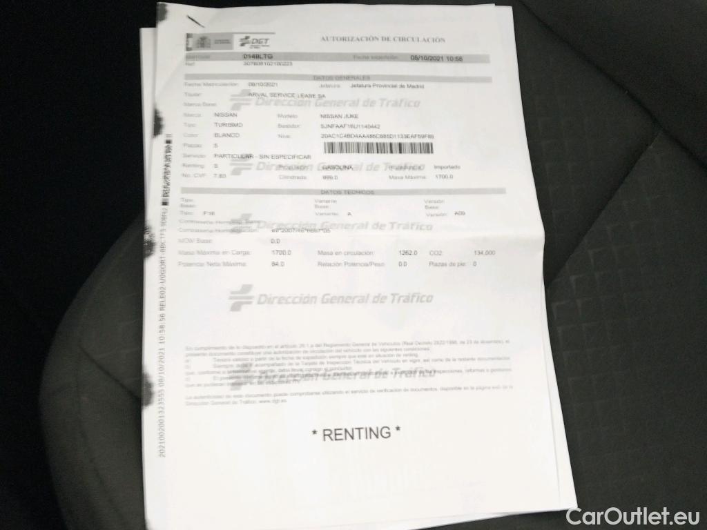 Nissan  Juke NISSAN  / 2019 / 5P / crossover DIG-T 84 kW (114 CV) 6M/T Acenta #1