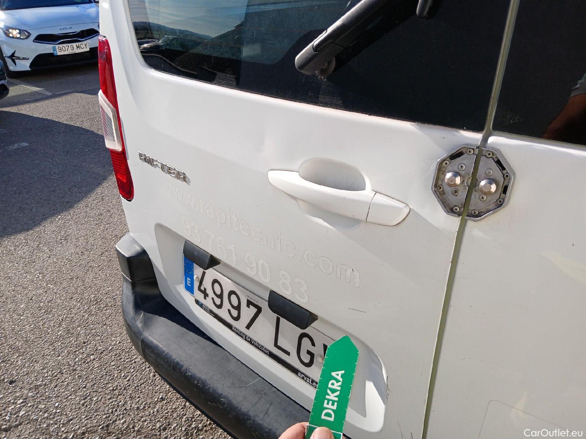  Peugeot  RIFTER PEUGEOT  / 2018 / 4P / combi Access Standard BlueHDi 73kW (AC) #69