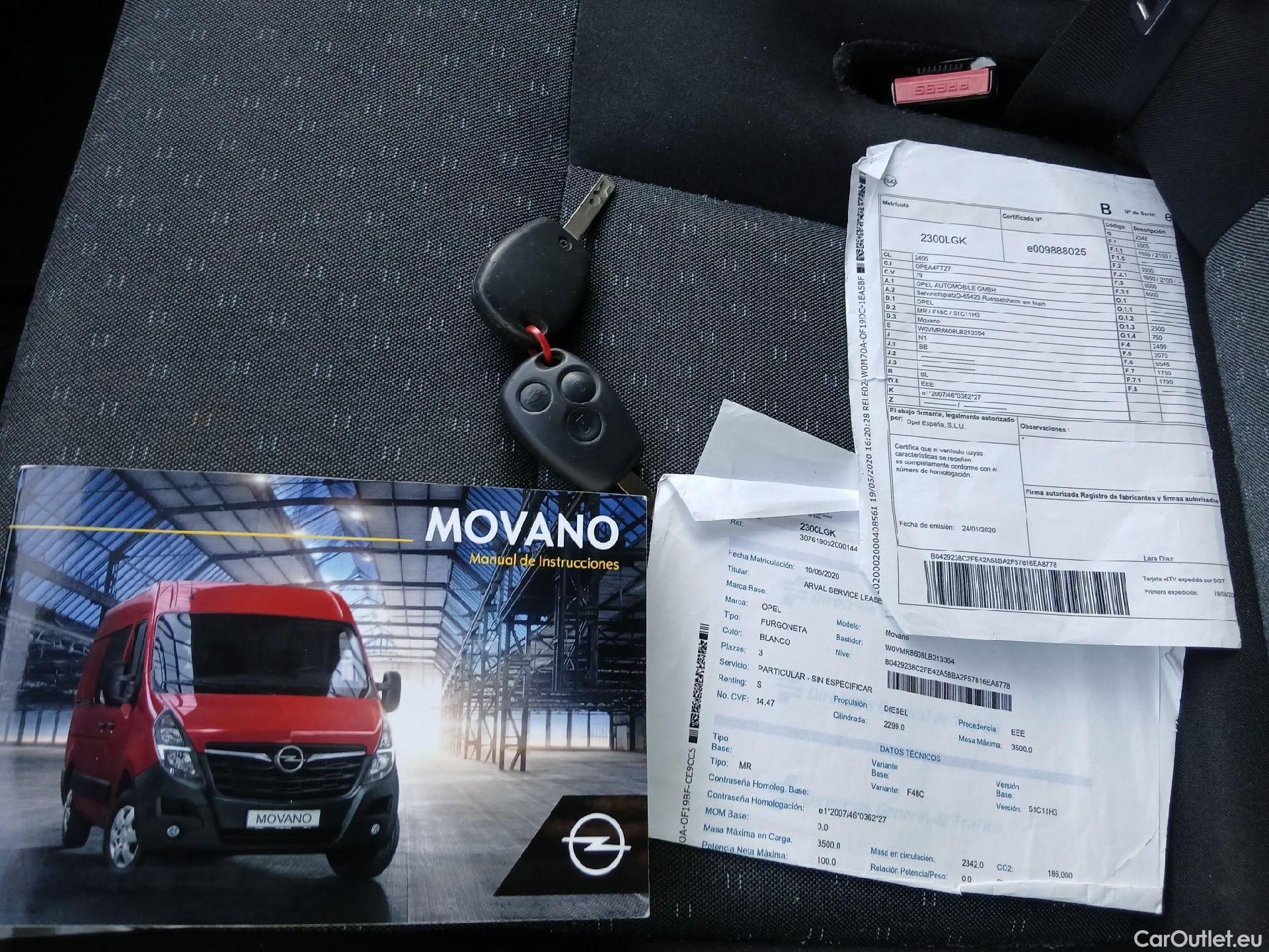  Opel  Movano OPEL  / 2019 / 4P / furgón 2.3 CDTI 99kW (135CV) L2 H2 F 3.5t (CX) #2