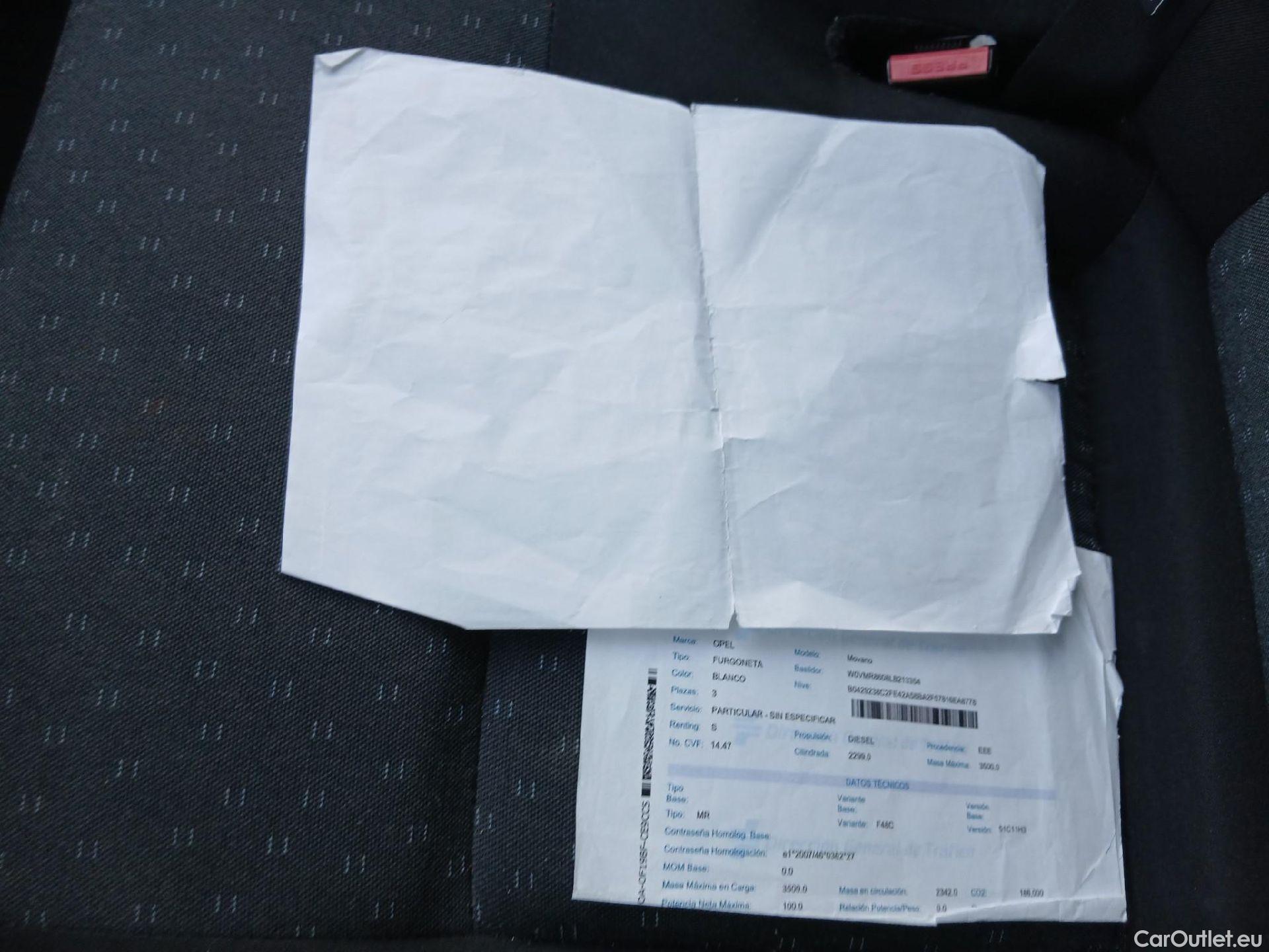  Opel  Movano OPEL  / 2019 / 4P / furgón 2.3 CDTI 99kW (135CV) L2 H2 F 3.5t (CX) #3