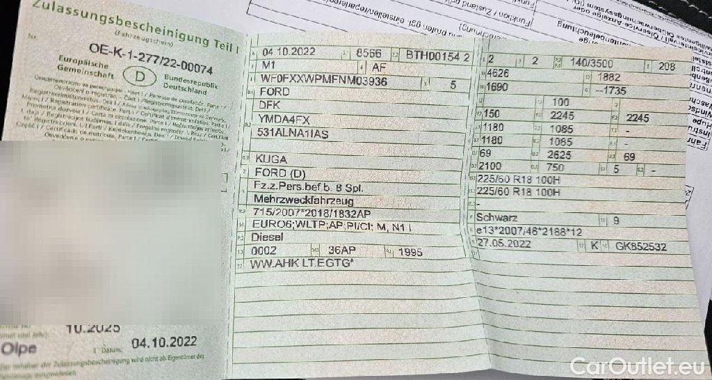 Ford  Kuga  Vignale 2.0 EcoBlue 140KW AT8 E6d #41