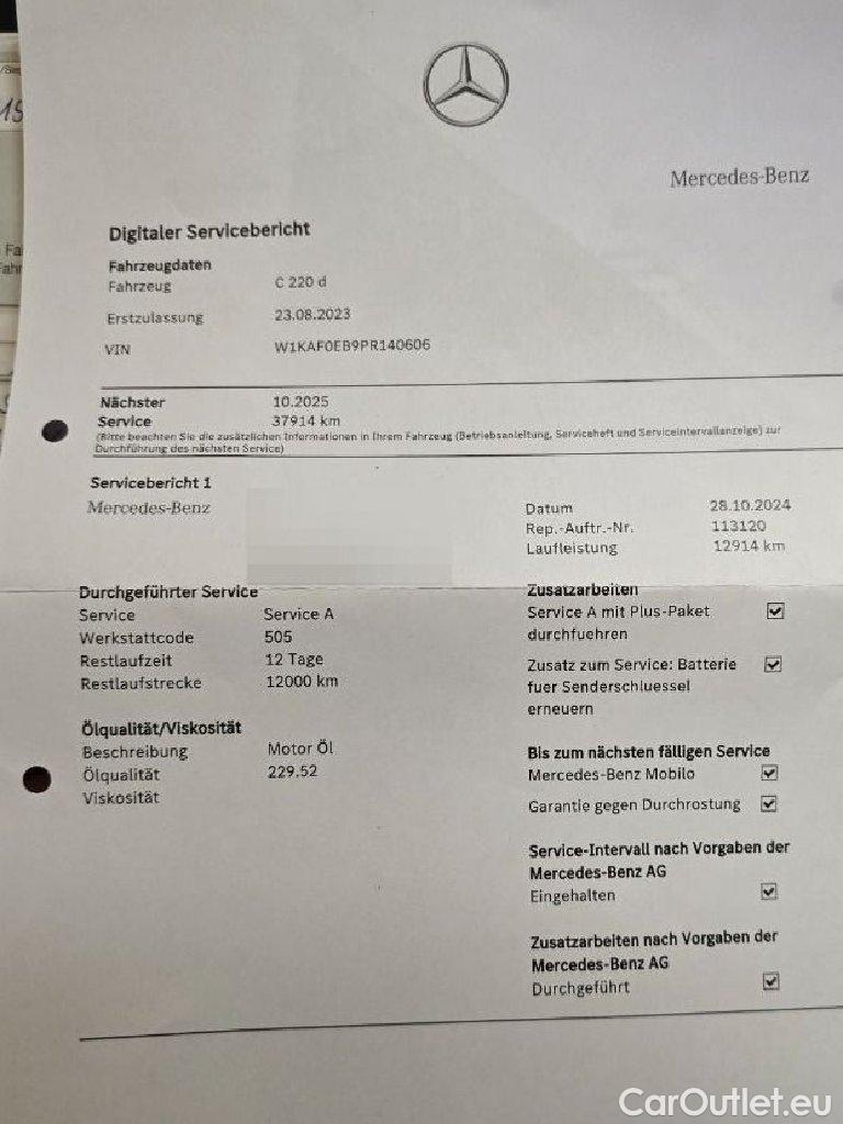 Mercedes  C-Klasse C -Klasse Lim. C 220 d (206.004)AMG AMG Line 162KW AT9 E6d #42