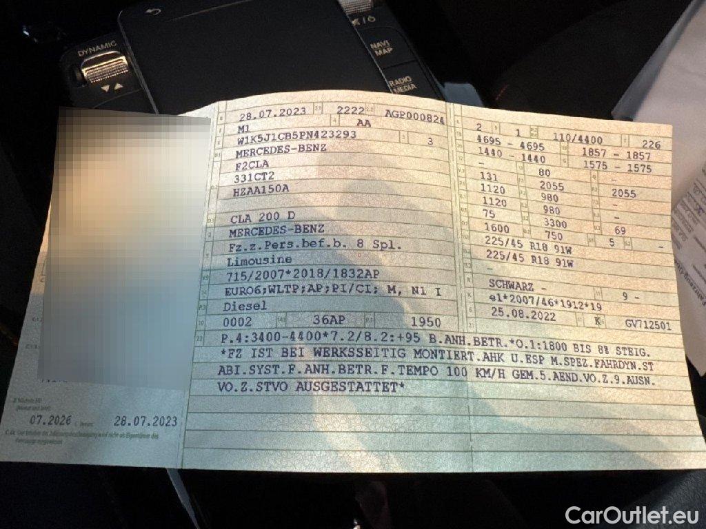 Mercedes  CLA-Klasse CLA -Klasse CLA 200 d (118.312)AMG AMG Line 110KW AT8 E6d #22