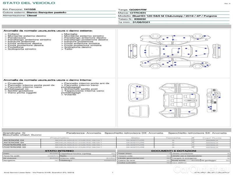 Citroen  Jumpy CITROEN  / 2016 / 4P / FURGONE BLUEHDI 120 SeS M CLUB #19
