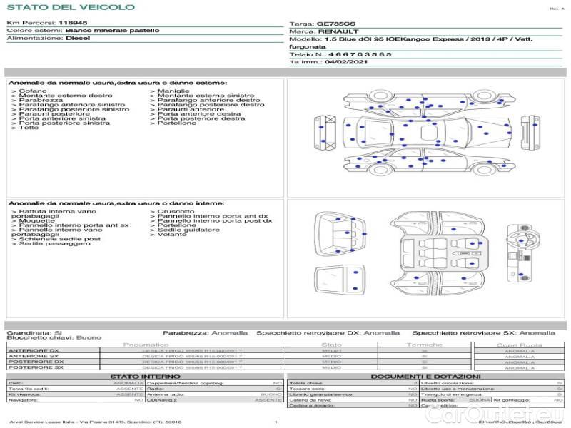 Renault  Kangoo RENAULT  EXPRESS / 2013 / 4P / VETT. FURGONATA 1.5 BLUE DCI 95 ICE #19