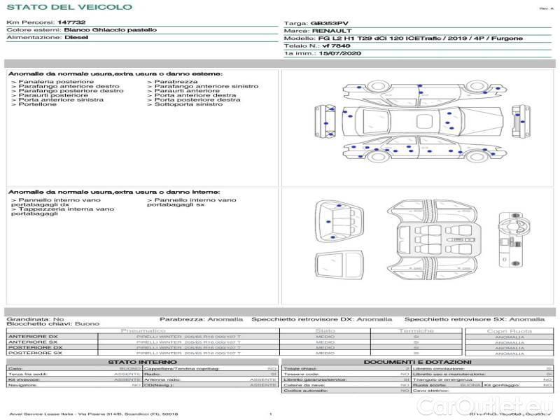 Renault  Trafic RENAULT  / 2019 / 4P / FURGONE FG L2 H1 T29 DCI 120 ICE #19