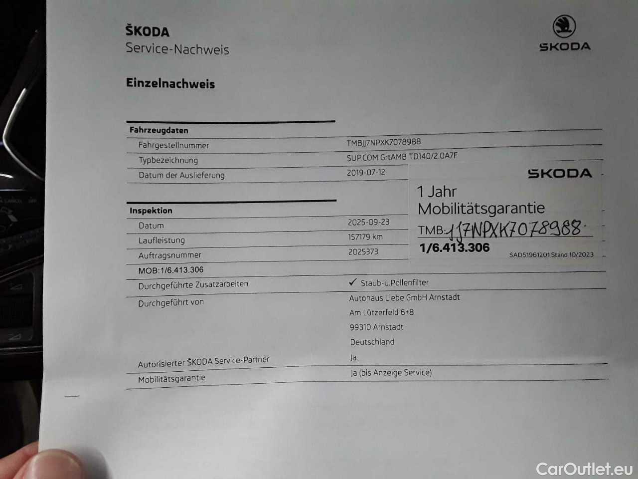 Skoda  Superb Combi 2.0 TDI DSG SportLine Automatic Diesel  41 #25