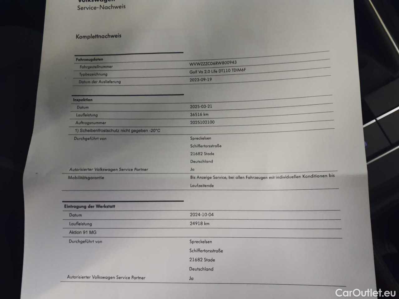 Volkswagen  Golf  Variant 2.0 TDI SCR Life Manual Diesel  97 #30