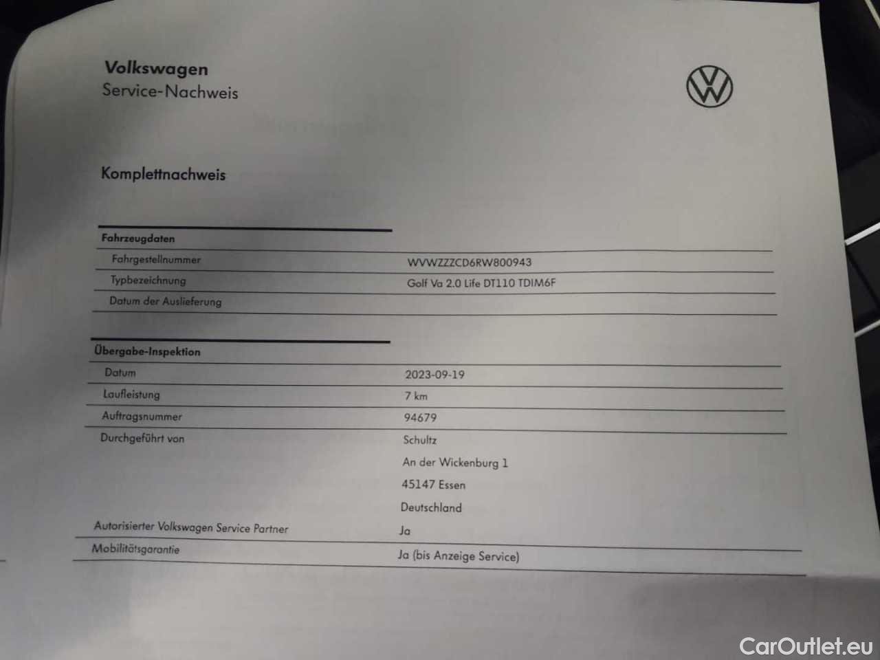 Volkswagen  Golf  Variant 2.0 TDI SCR Life Manual Diesel  97 #29