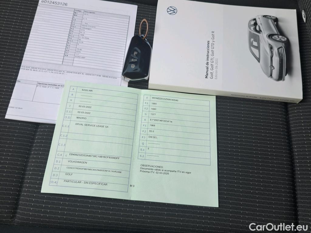 Volkswagen  Golf  VIII Berlina 2.0 TDI 115CV MT6 E6d #1