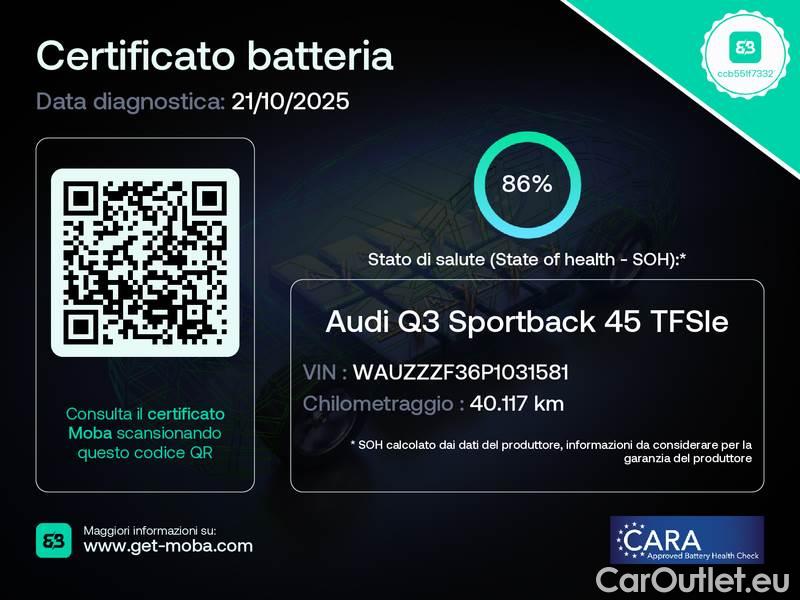 Audi  Q3 AUDI  SPORTBACK / 2019 / 5P / SUV 45 TFSI E S TRONIC BUSINESS PLUS #22