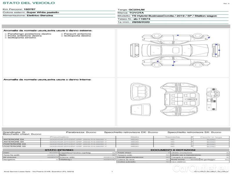 Toyota  Corolla TOYOTA  / 2019 / 5P / STATION WAGON TS HYBRID BUSINESS #21