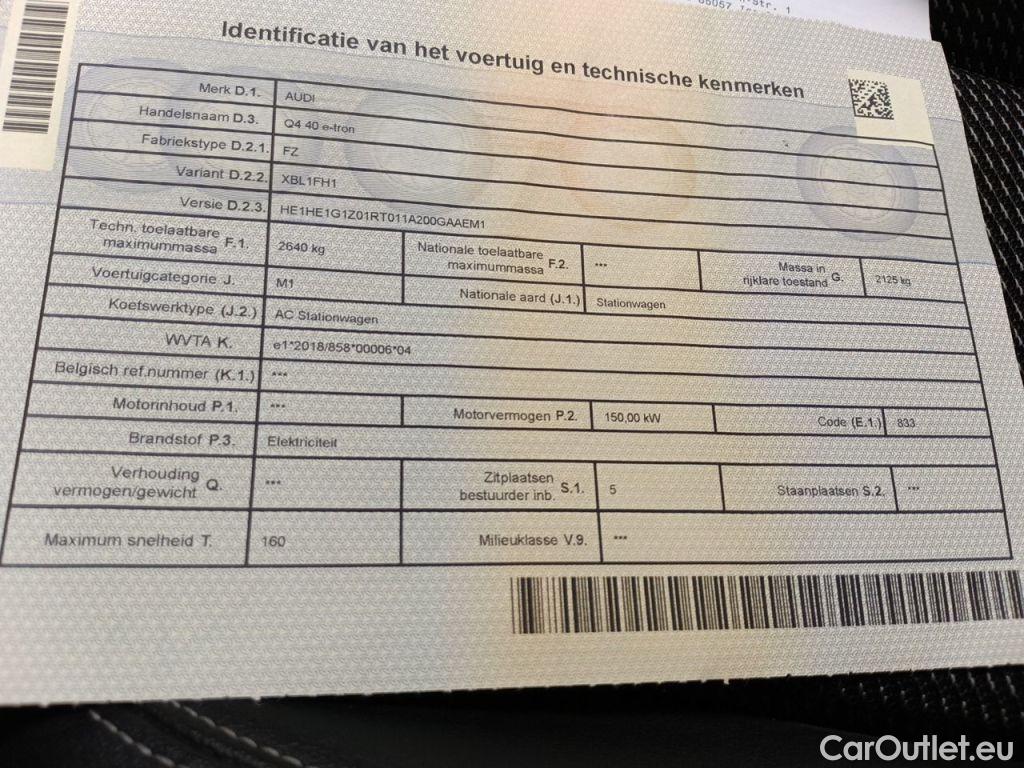 Audi  Q4 E-Tron Audi  40 e-tron S Line 5d #11