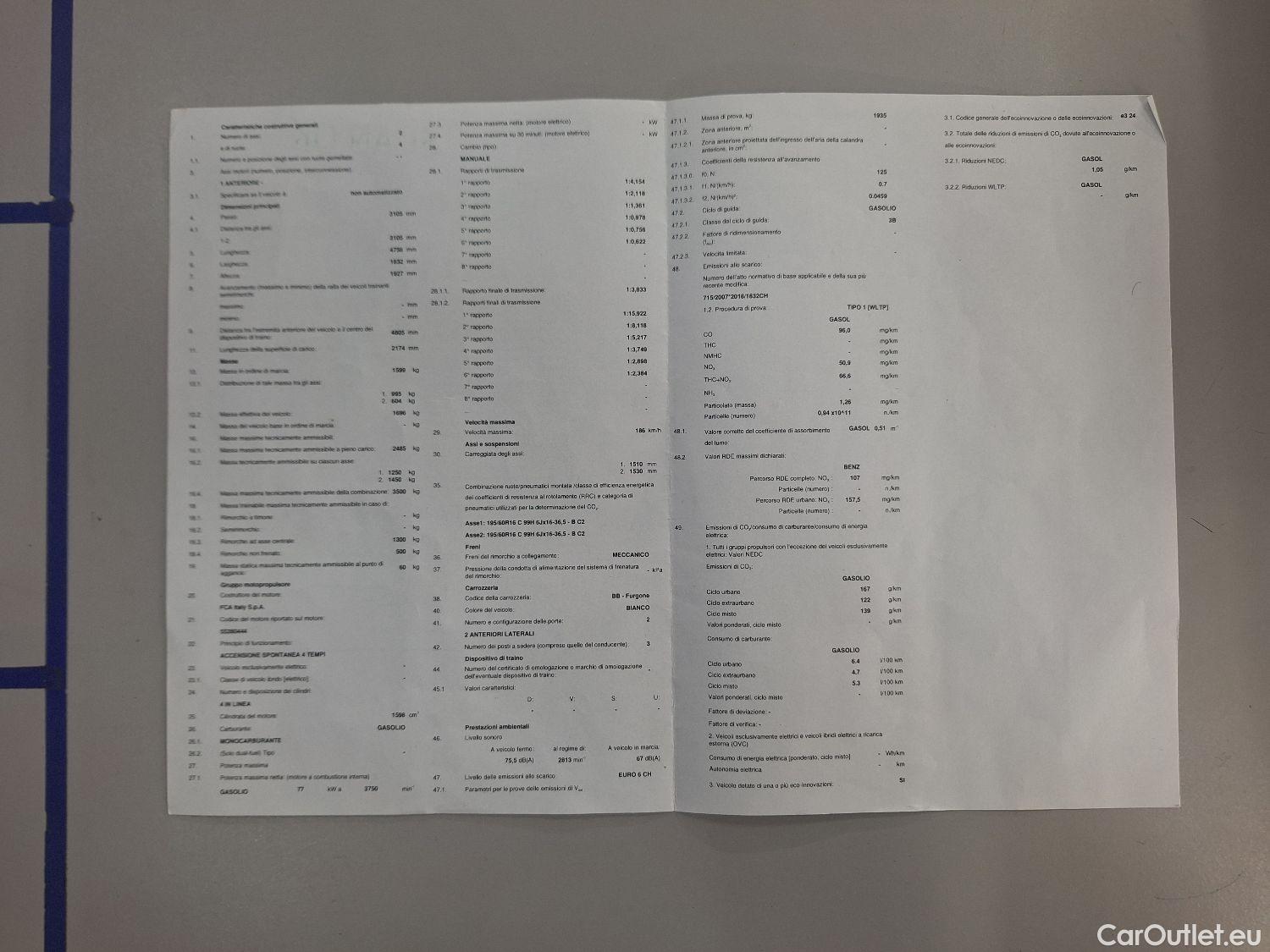 Fiat  Doblo Fiat, _ Cargo '15, Fiat  Cargo 1.6 Multijet 105 SX LWB 4d #15