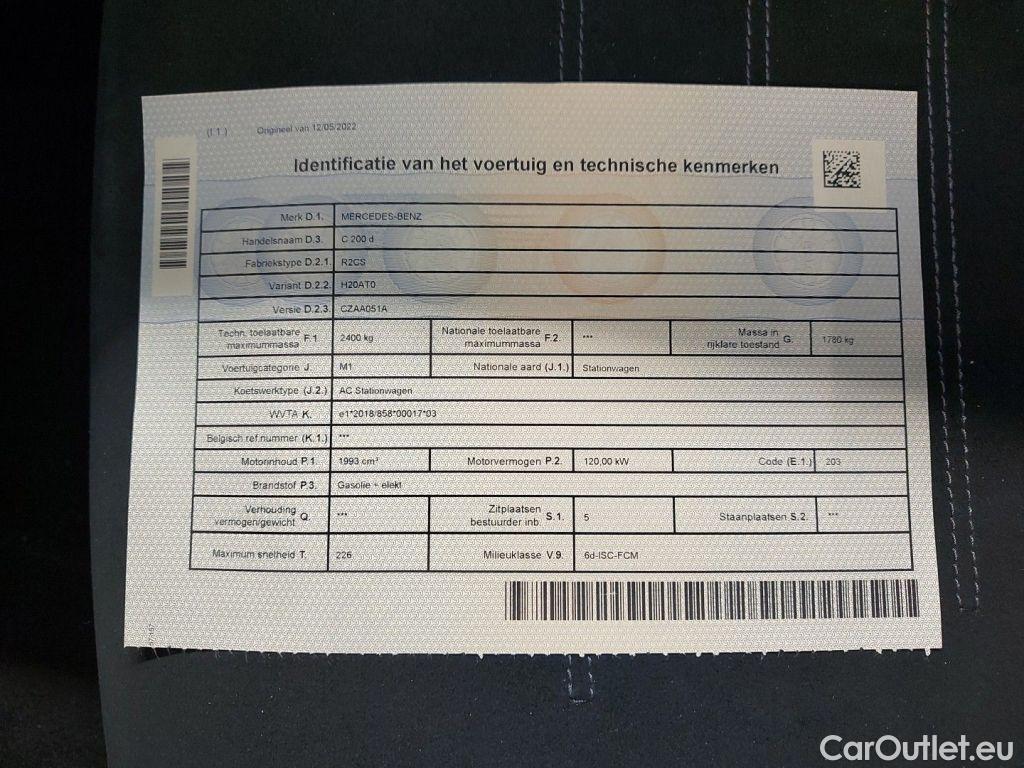 Mercedes  C-Klasse Mercedes-Benz  Break C 200d AMG Line 5d #12