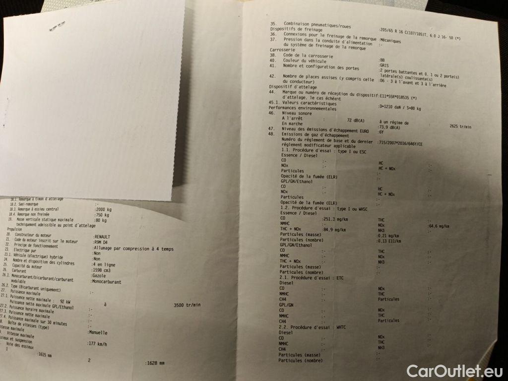 Renault  Trafic Renault  L1H1 1.6 dCi 125 Energy Grand C. DC 2.7T 4d #12