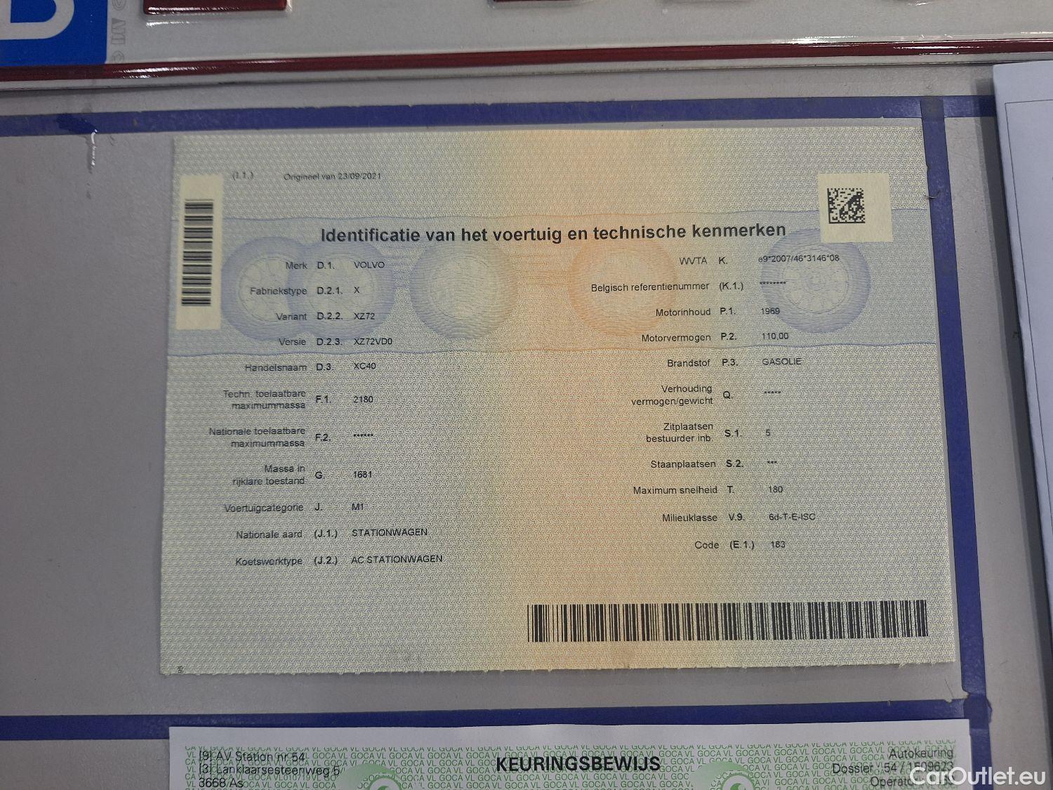 Volvo  XC 40 Volvo, XC40 '17, Volvo XC40 D3 Geartronic Momentum Pro 5d #11