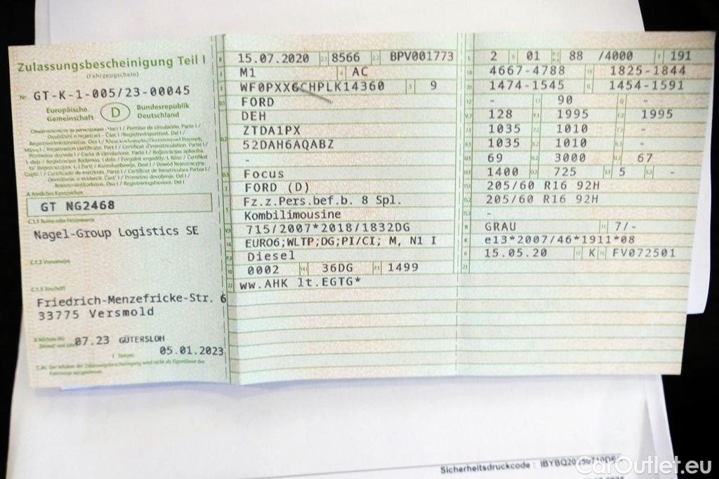 Ford  Focus  Turnier Cool & Connect 1.5 EcoBlue 88KW AT8 E6dT #63