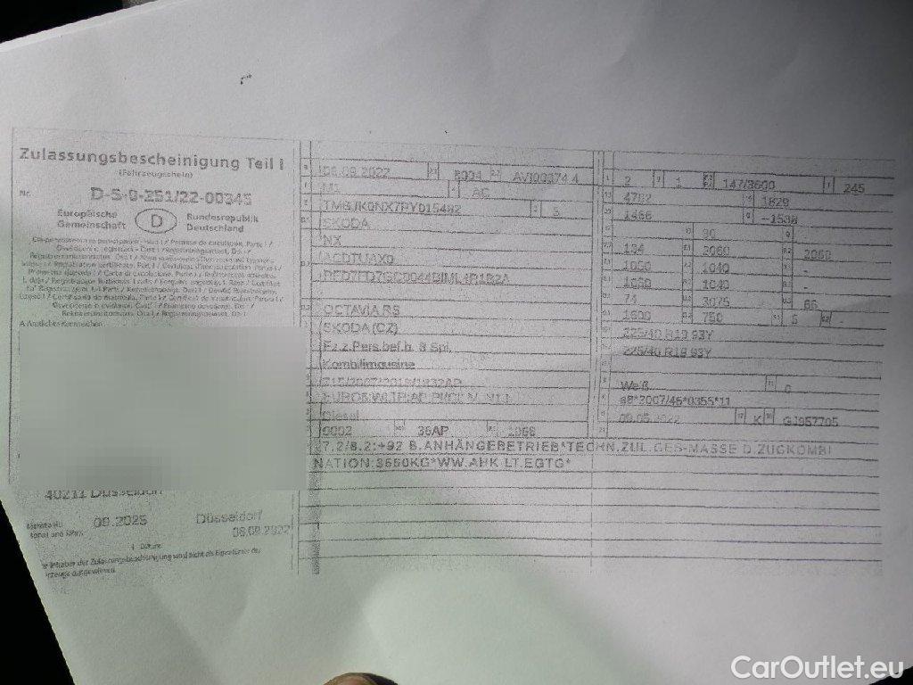Skoda  Octavia  Combi RS 2.0 TDI 147KW AT7 E6d #51