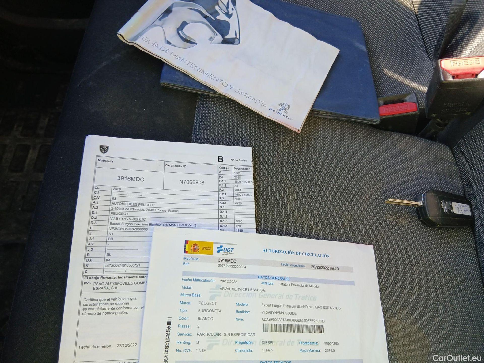  Peugeot  Expert  Furgón Premium Standard 1.5 HDI 120CV MT6 E6d #1