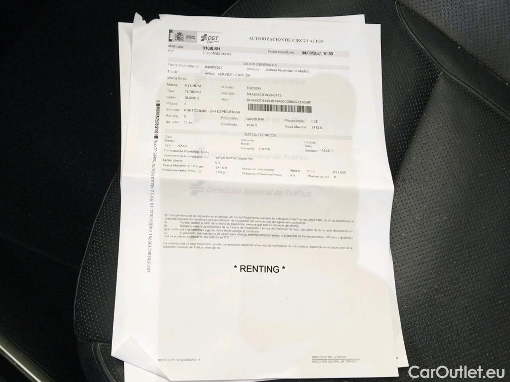  Hyundai  Tucson HYUNDAI  / 2020 / 5P / todoterreno 1.6 TGDI PHEV 195kW Style Auto 4x4 #8