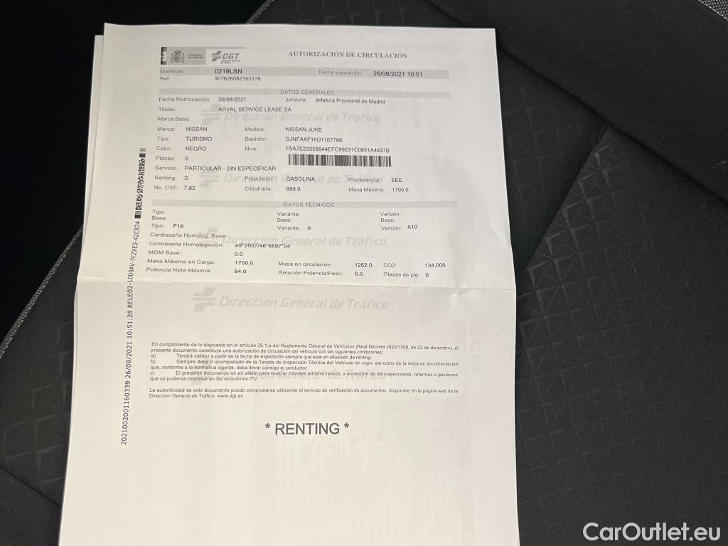  Nissan  Juke NISSAN  / 2019 / 5P / crossover DIG-T 84 kW (114 CV) 6M/T N-Connecta #5