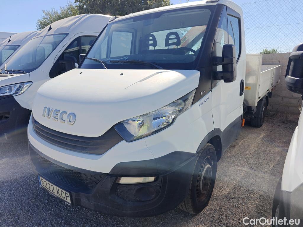  Iveco  Daily IVECO  / 2014 / 2P / chasis cabina 35S 14 3450 ###CAJA ABIERTA Y GRUA TRAS CABINA PALFINGER PK 2900### #55