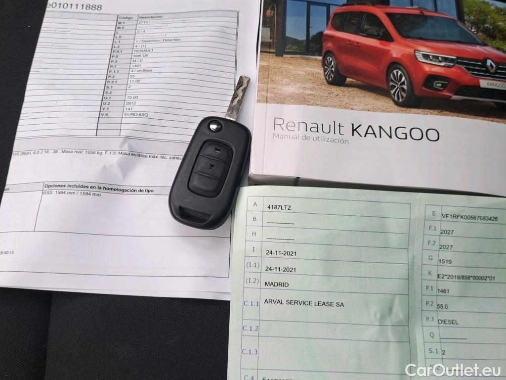  Renault  Kangoo RENAULT  Furgón/2021/4P/furgón derivado de turismo Profes. 1.5 Blue dCi 55kW Ábr. Sésamo R #2