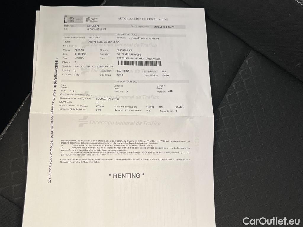  Nissan  Juke NISSAN  / 2019 / 5P / crossover DIG-T 84 kW (114 CV) 6M/T N-Connecta #6