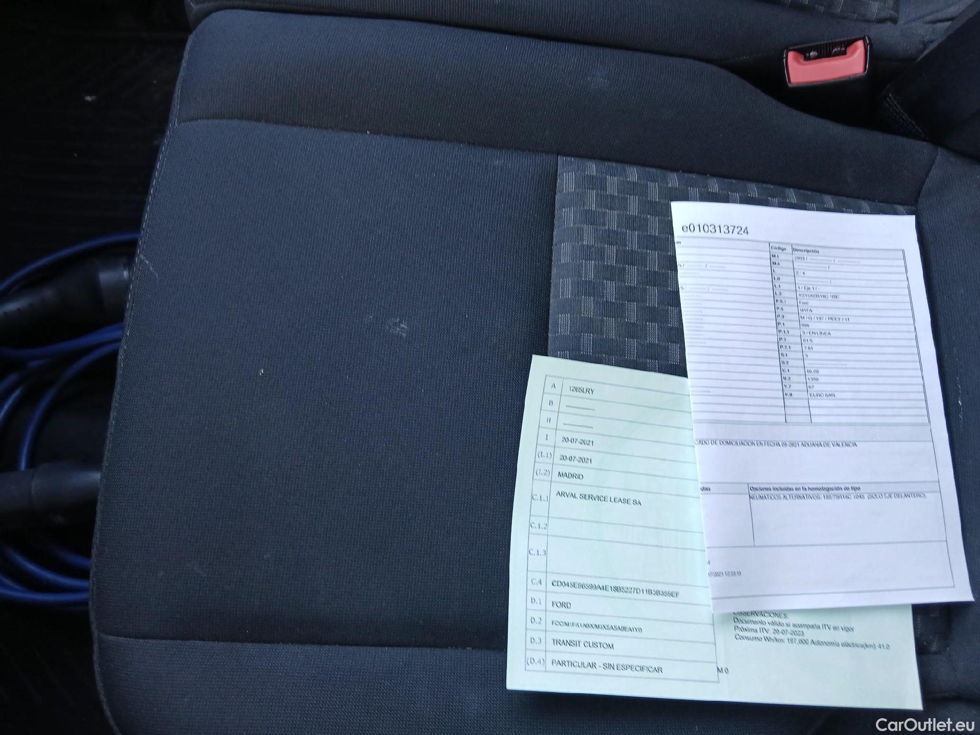  Ford  Transit FORD  Custom / 2012 / 4P / furgón 340 L1 Van Trend Plug-in Hybrid 92,9 kW #1