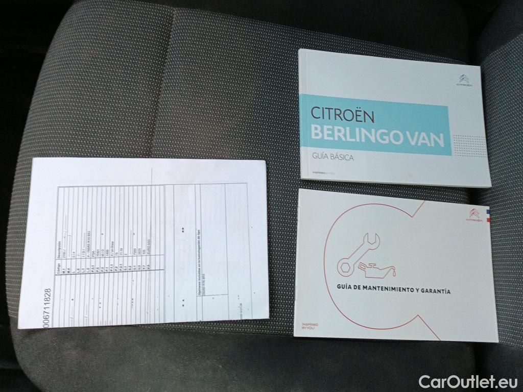  Citroen  Berlingo CITROEN  / 2018 / 3P / furgón derivado de turismo Talla M BlueHDi 100 CONTROL #34