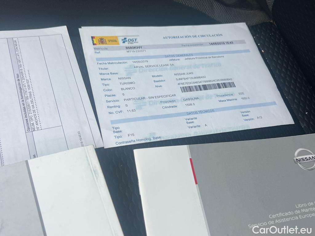  Nissan  Juke NISSAN  / 2014 / 5P / crossover G E6D-Temp 83 kW (112 CV) 5M/T ACENTA #10